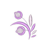 Floral machine embroidery design by sweetstitchdesign.com