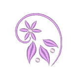 Floral machine embroidery design by sweetstitchdesign.com