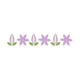 Floral Border Machine Embroidery Design by sweetstitchdesign.com