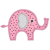 Baby elephant applique machine embroidery design by sweetstitchdesign.com