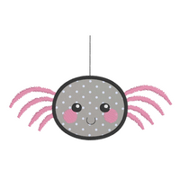 Kawaii spider applique machine embroidery design by sweetstitchdesign.com