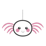 Kawaii spider applique machine embroidery design by sweetstitchdesign.com