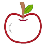 Apple applique machine embroidery design by sweetstitchdesign.com