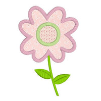 Floral applique machine embroidery design by sweetstitchdesign.com