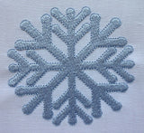 Christmas snowflake machine embroidery design by sweetstitchdesign.com