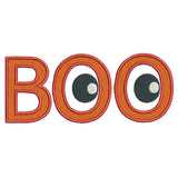 Halloween "BOO" machine embroidery design by sweetstitchdesign.com
