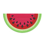 Watermelon slice machine embroidery design by sweetstitchdesign.com