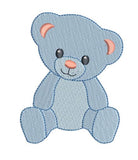 Cute mini teddy bear machine embroidery design by sweetstitchdesign.com