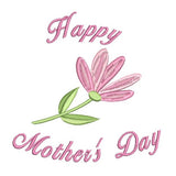 Happy Mother's Day machine embroidery design by sweetstitchdesign.com