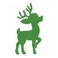 Christmas reindeer machine embroidery design by sweetstitchdesign.com