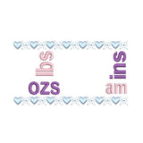 Baby birth announcement template machine embroidery design by sweetstitchdesign.com
