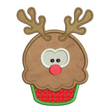 Christmas Reindeer Cupcake (SA502-38)