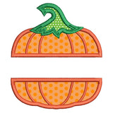 Halloween pumpkin applique machine embroidery design by sweetstitchdesign.com