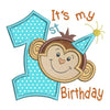 1st Birthday Monkey (SA510-55)