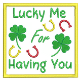 St Patrick's day applique machine embroidery design by sweetstitchdesign.com