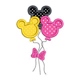 Party balloons applique machine embroidery design by sweetstitchdesign.com