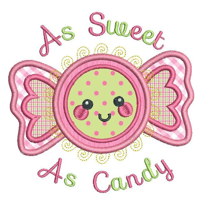 As sweet as candy applique machine embroidery design by sweetstitchdesign.com