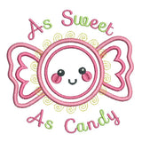 As sweet as candy applique machine embroidery design by sweetstitchdesign.com