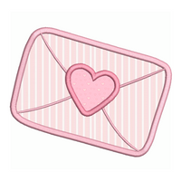 Love letter applique machine embroidery design by sweetstitchdesign.com