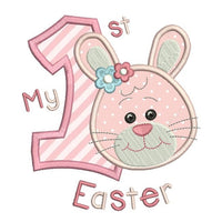 My 1st Easter applique machine embroidery design by sweetstitchdesign.com