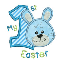 My 1st Easter applique machine embroidery design by sweetstitchdesign.com