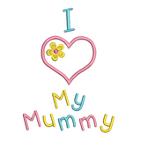 Mother's day applique machine embroidery design by sweetstitchdesign.com