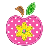 Apple applique machine embroidery design by sweetstitchdesign.com
