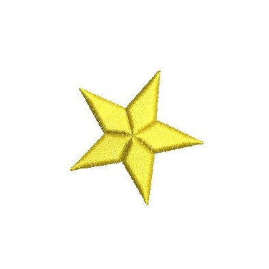 Mini star machine embroidery design by sweetstitchdesign.com