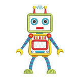 Robot applique machine embroidery design by sweetstitchdesign.com