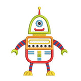 Robot applique machine embroidery design by sweetstitchdesign.com