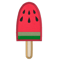 Watermelon applique machine embroidery design by sweetstitchdesign.com